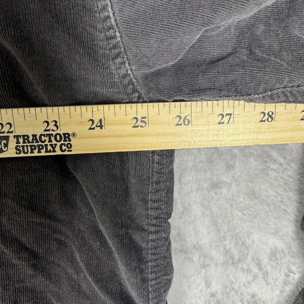 VTG The North Face‎ Men's Size XXL Gray Corduroy Long Sleeve Pea Shirt